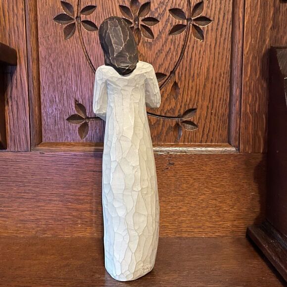 Willow Tree ‘02 Cherish Pregnancy Expectant Mom Faux Wood Resin Figurine - Picture 7 of 12